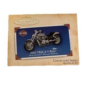 VTG Hallmark 2004 Harley-Davidson VRSCA V-Rod Ornament w/ Box – Never Displayed